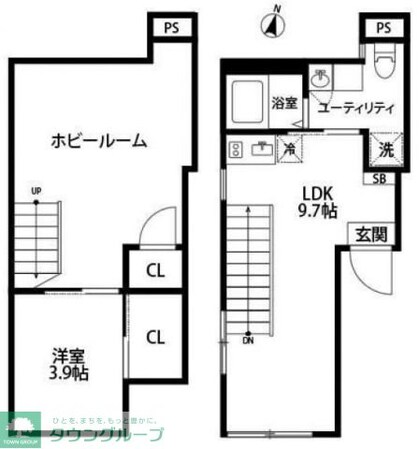 オーク清澄白河の物件間取画像